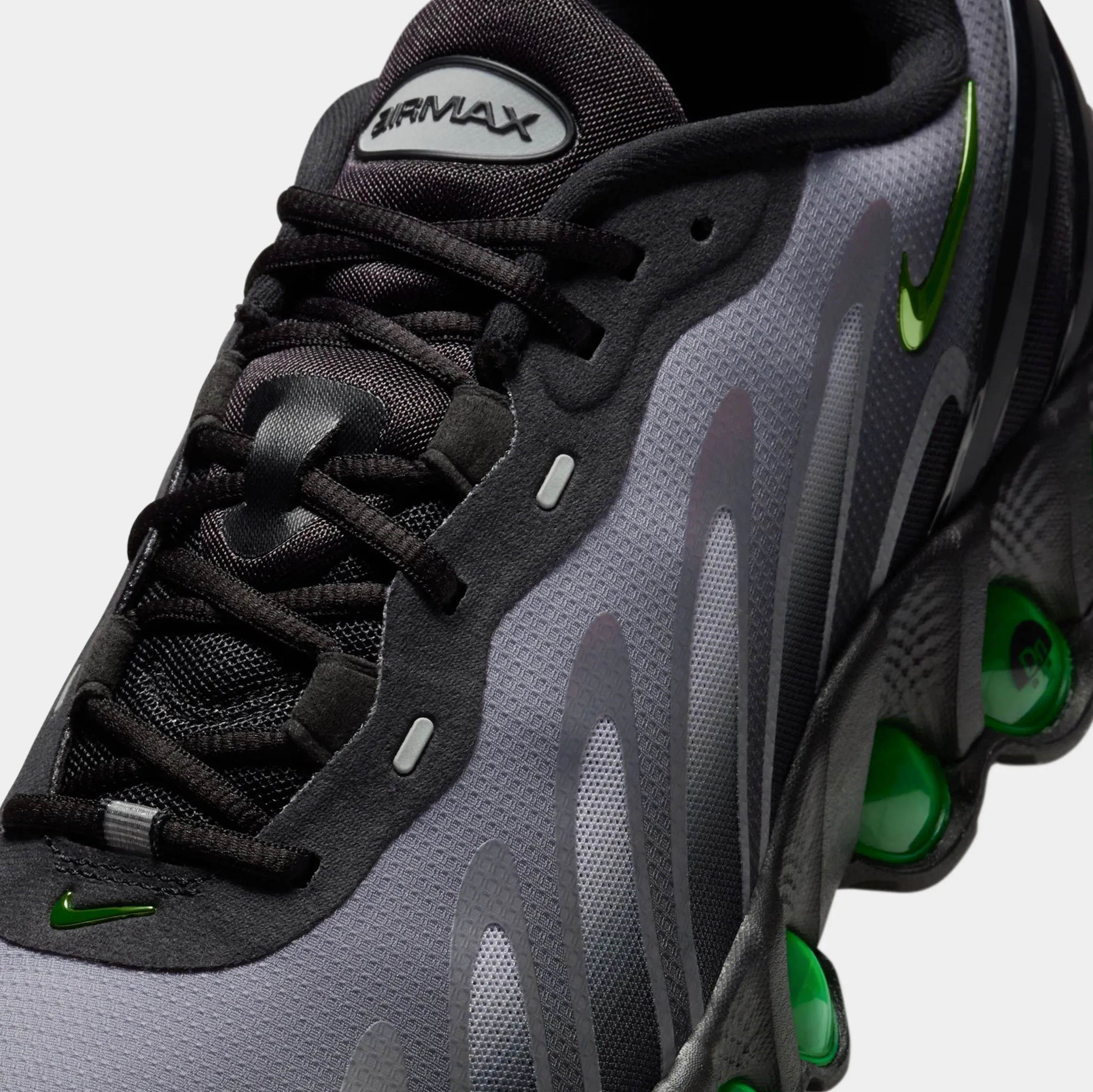 Air Max Dn8 Mens Running Shoes (Black/Volt/Light Smoke Grey) Free Shipping