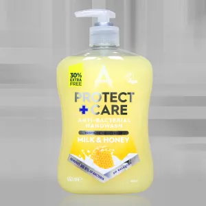 Astonish Protect   Care Antibacterial Handwash with Milk & Honey 650ml