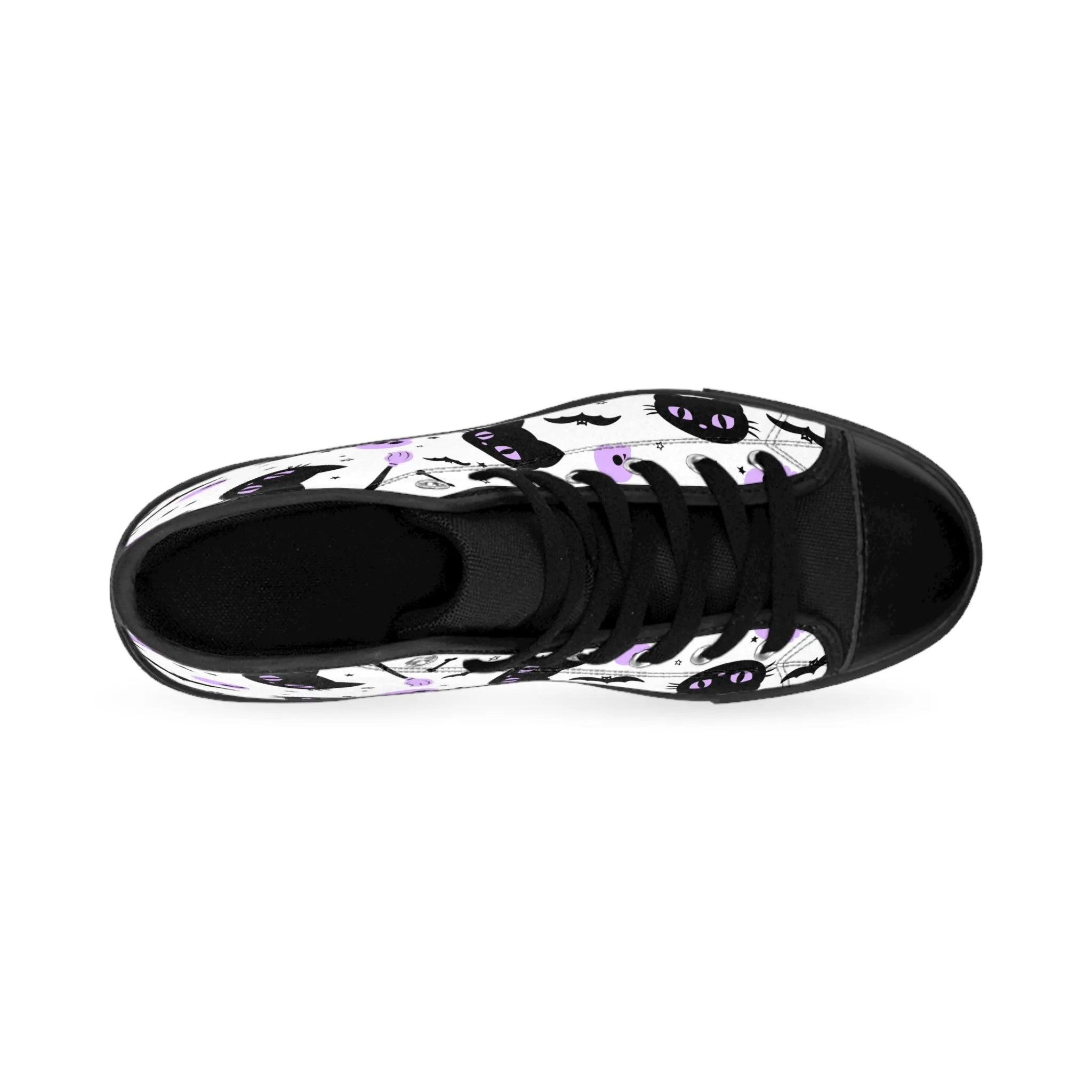 Black Witch Cats Men's Classic Sneakers