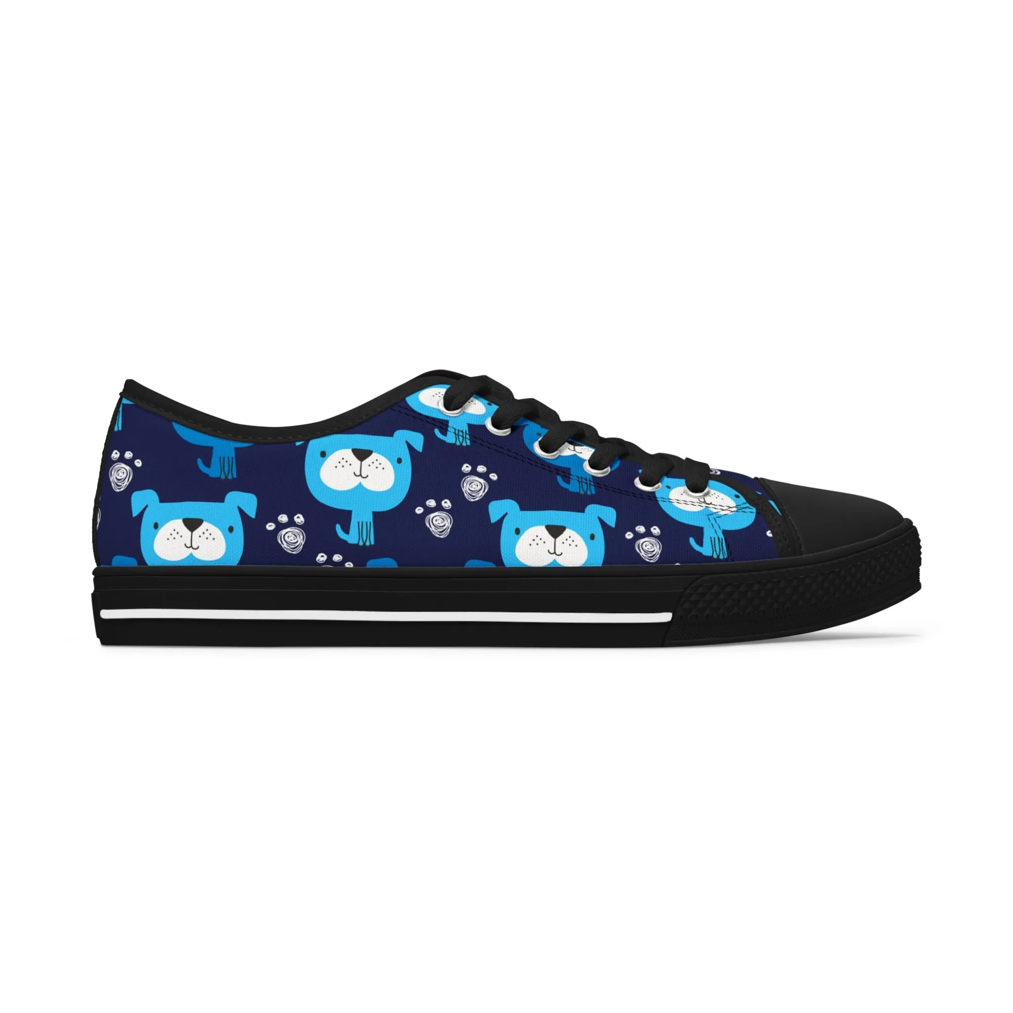 Blue Dogs Women's Low Top Sneakers