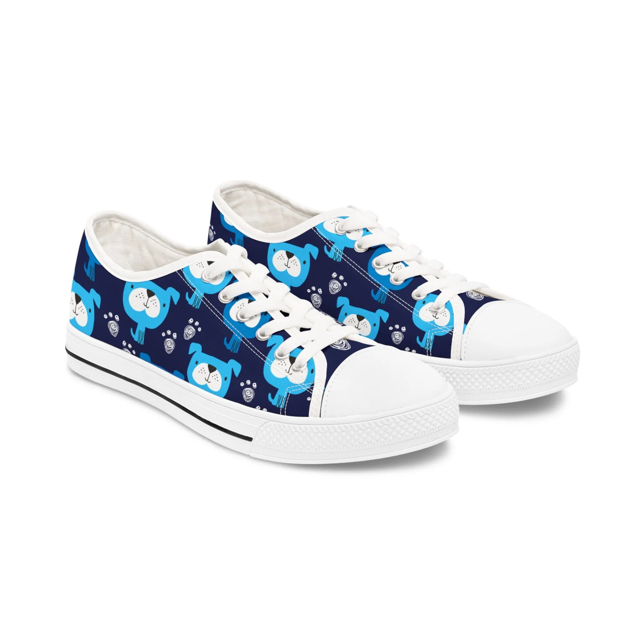 Blue Dogs Women's Low Top Sneakers
