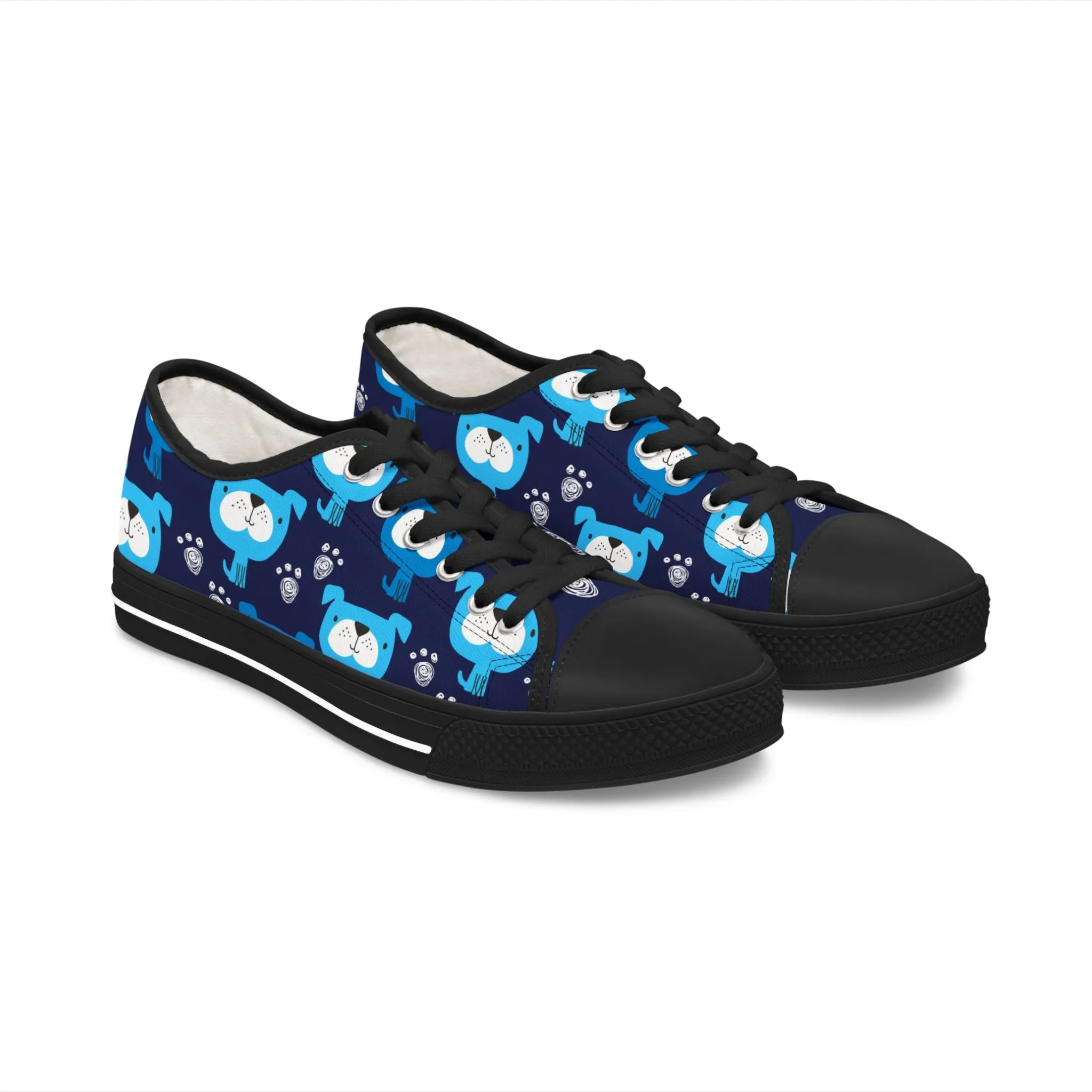 Blue Dogs Women's Low Top Sneakers