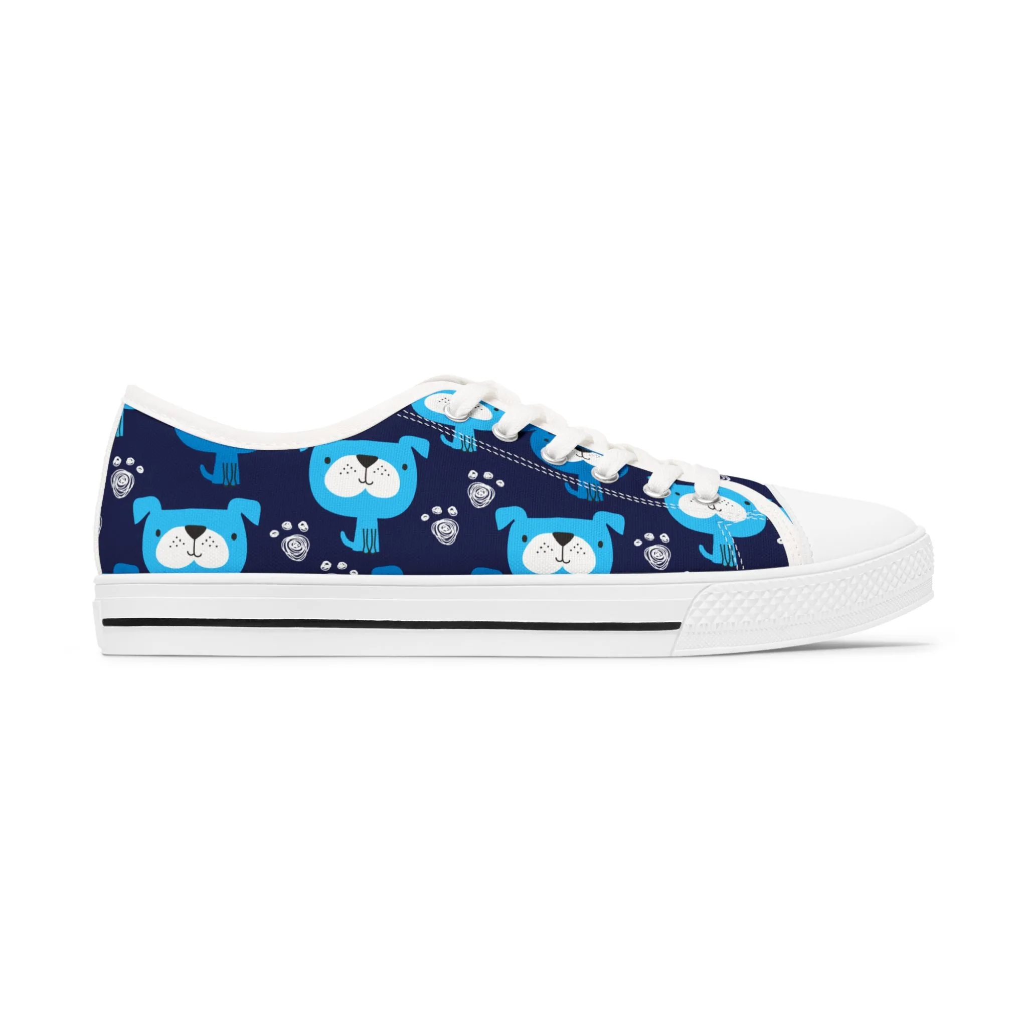 Blue Dogs Women's Low Top Sneakers
