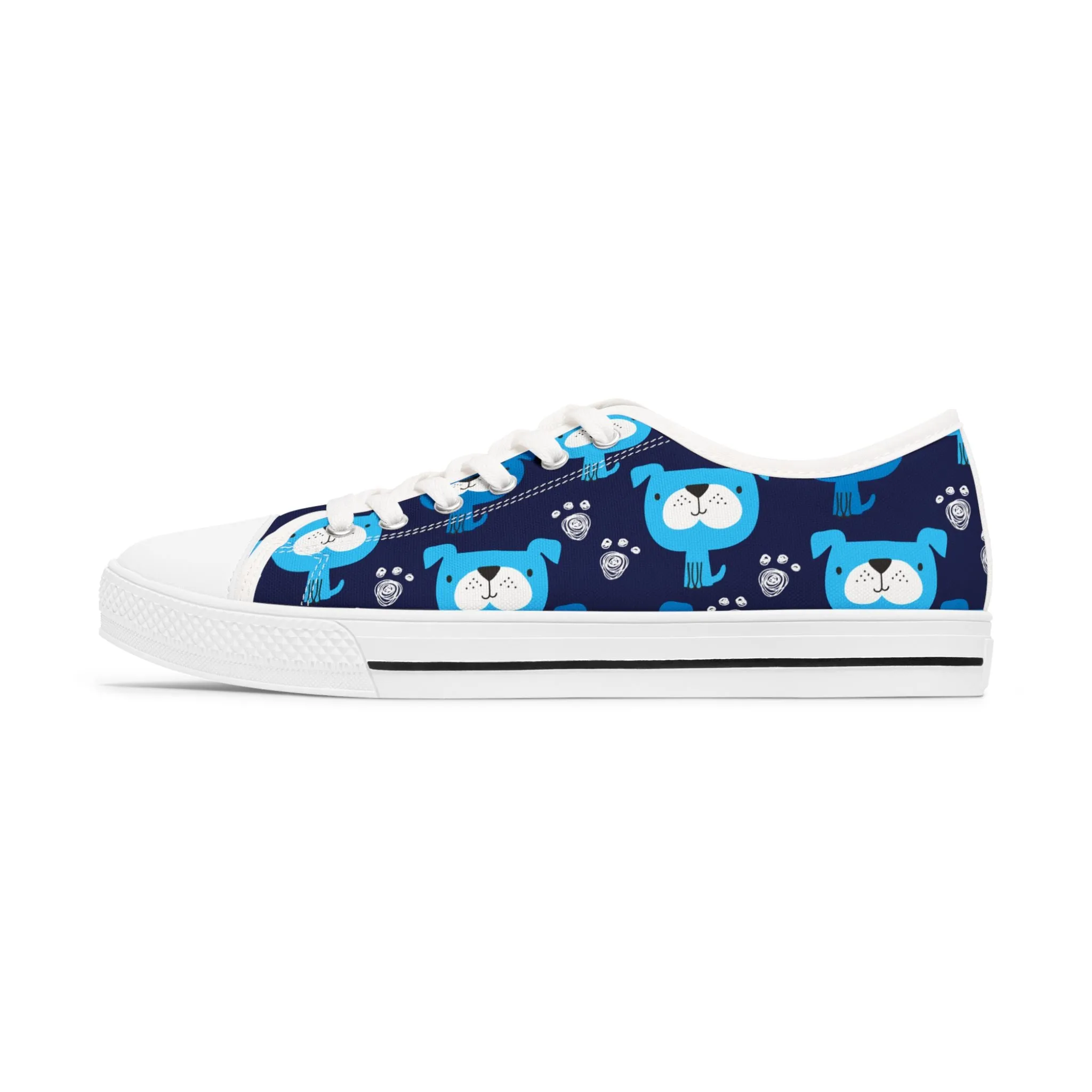 Blue Dogs Women's Low Top Sneakers