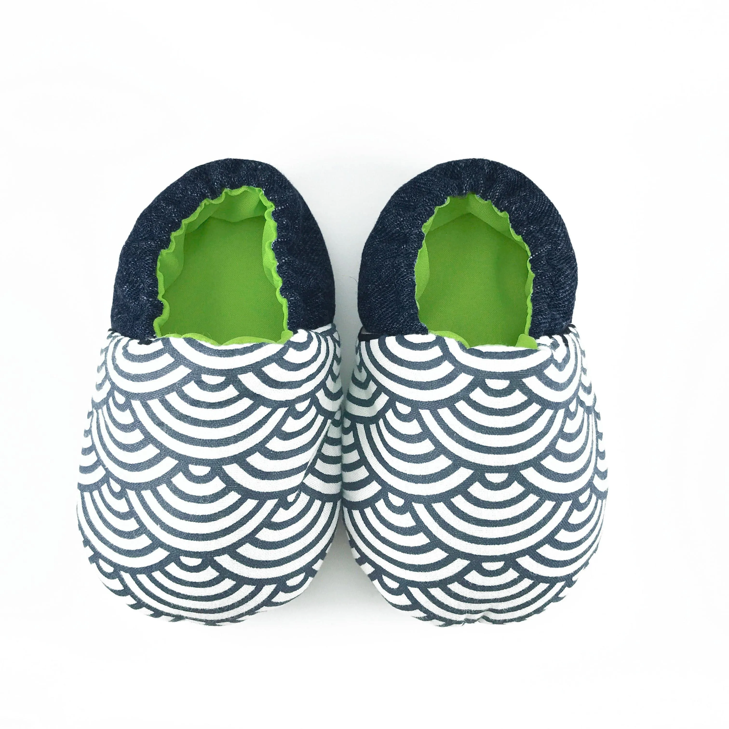 Blue Scallop Mini Shoes