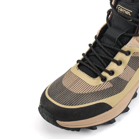 camel active High Cut Microfiber Boots Men Light Khaki GRAZOR-882450-WA1SV-61