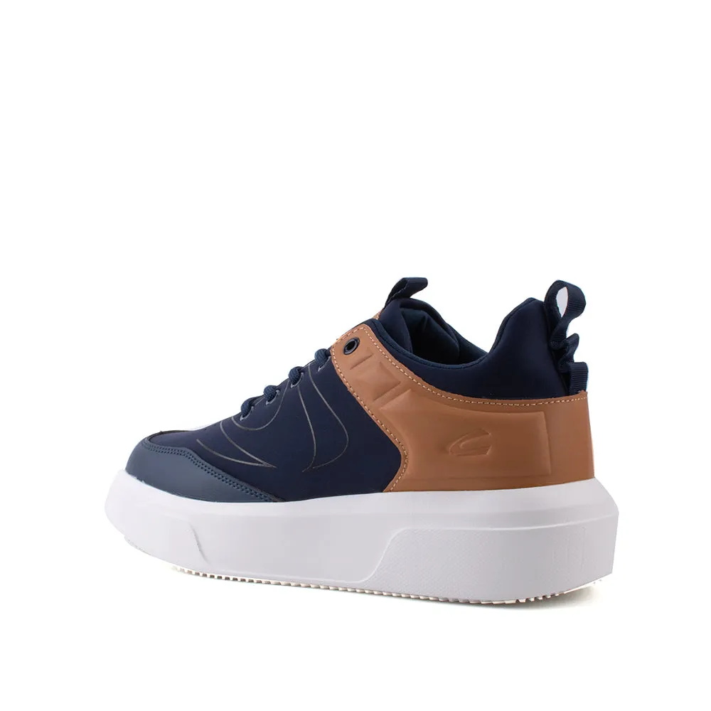 camel active Women Alex 2 Court-Sneakers  with slip-on comfort Panel Design Ladies Alex 2 -762302-YX01SV-43-NAVY