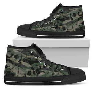 Camo Skulls Men's High Tops