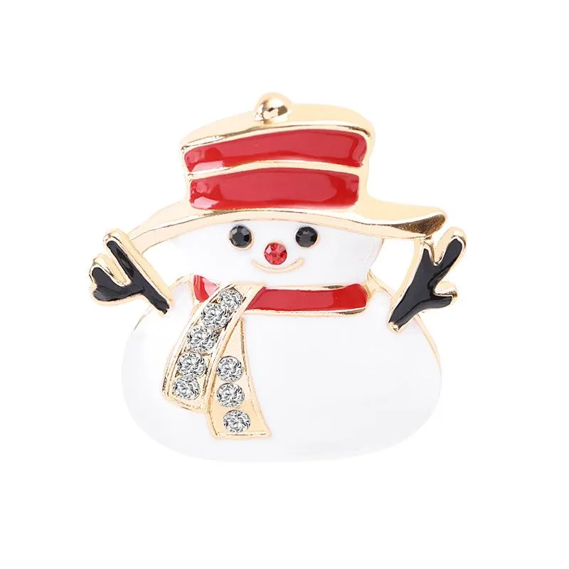 Christmas Brooch Pin Set 12Pcs