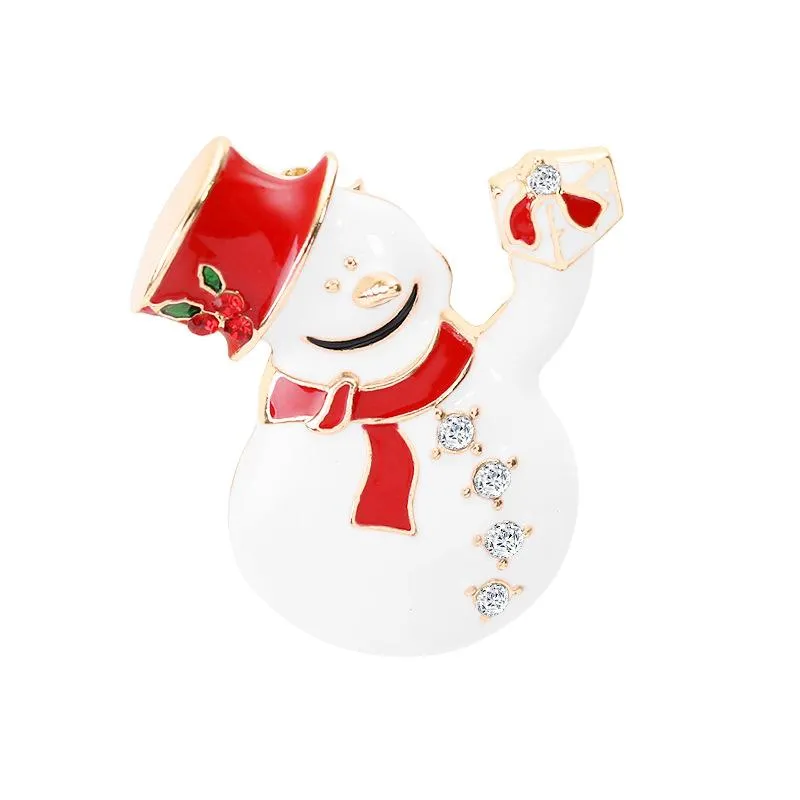 Christmas Brooch Pin Set 12Pcs
