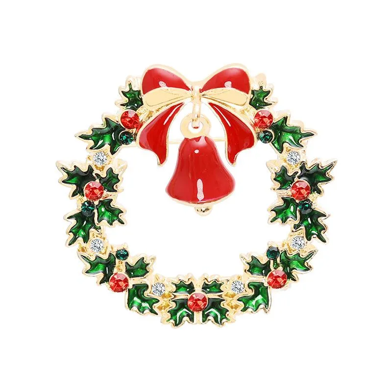Christmas Brooch Pin Set 12Pcs