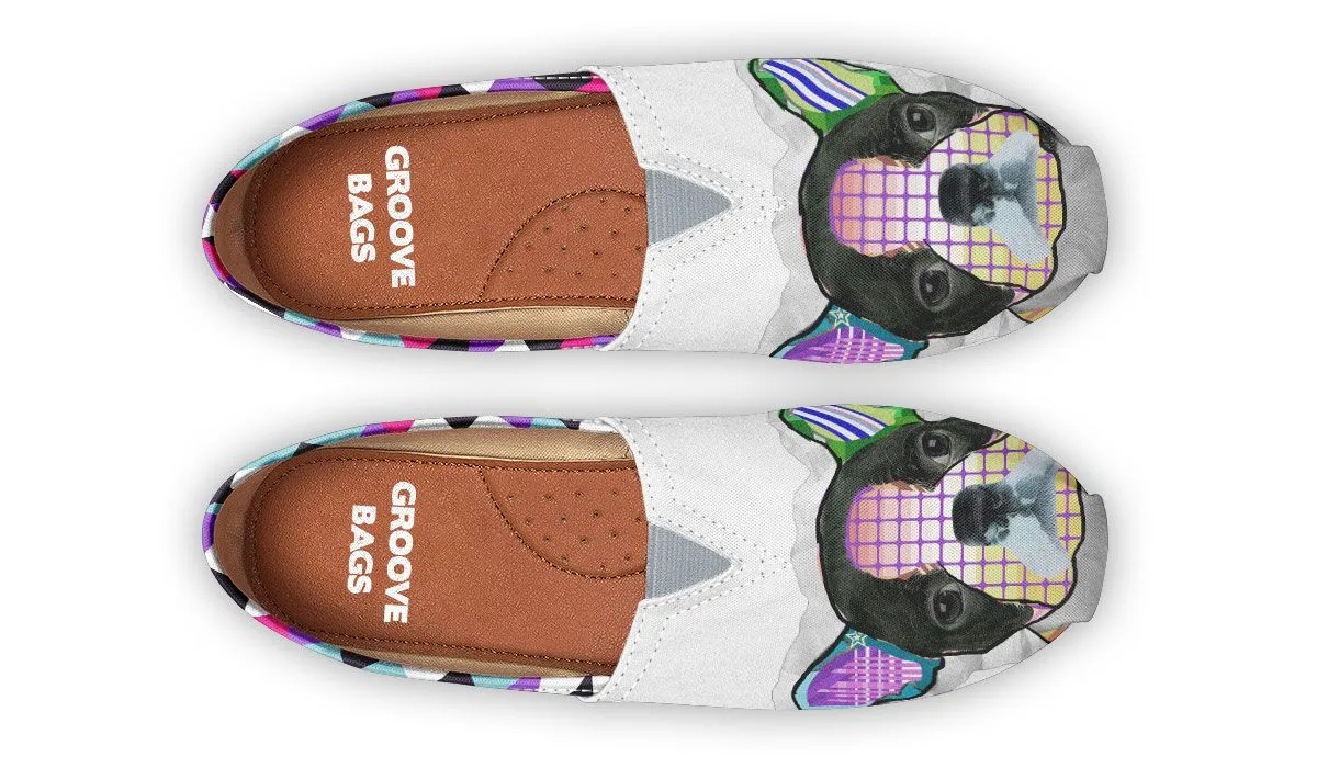 Collage Pup Bostie Casual Shoes