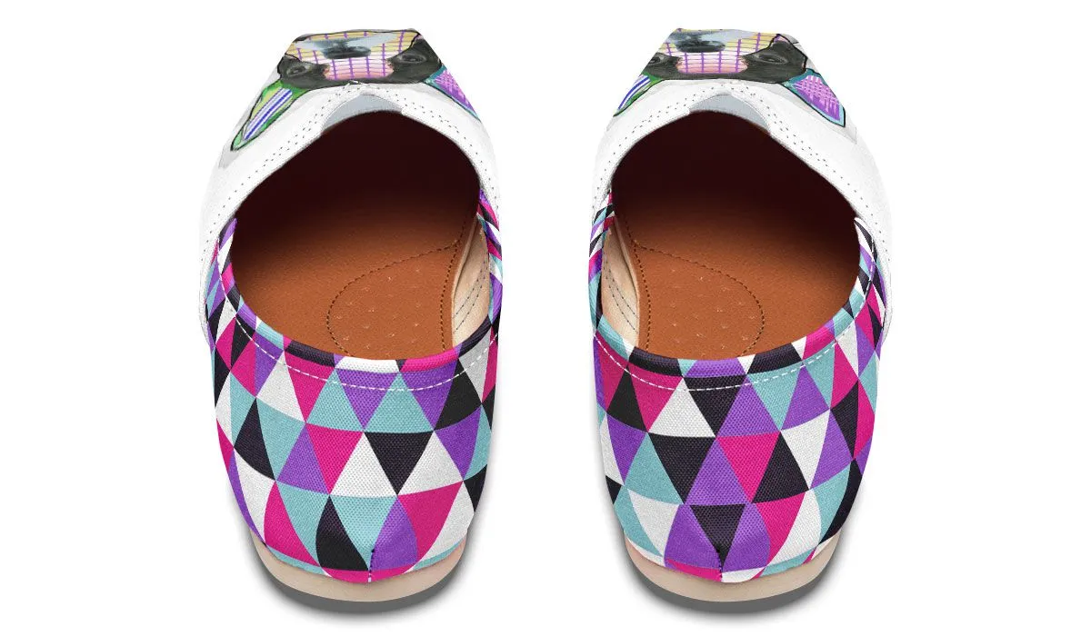 Collage Pup Bostie Casual Shoes