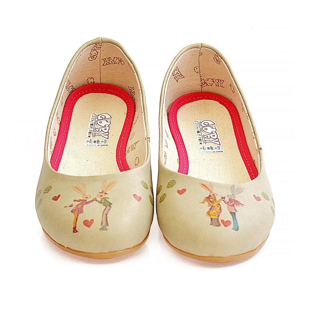 Couple Rabbit Ballerinas Shoes 1097