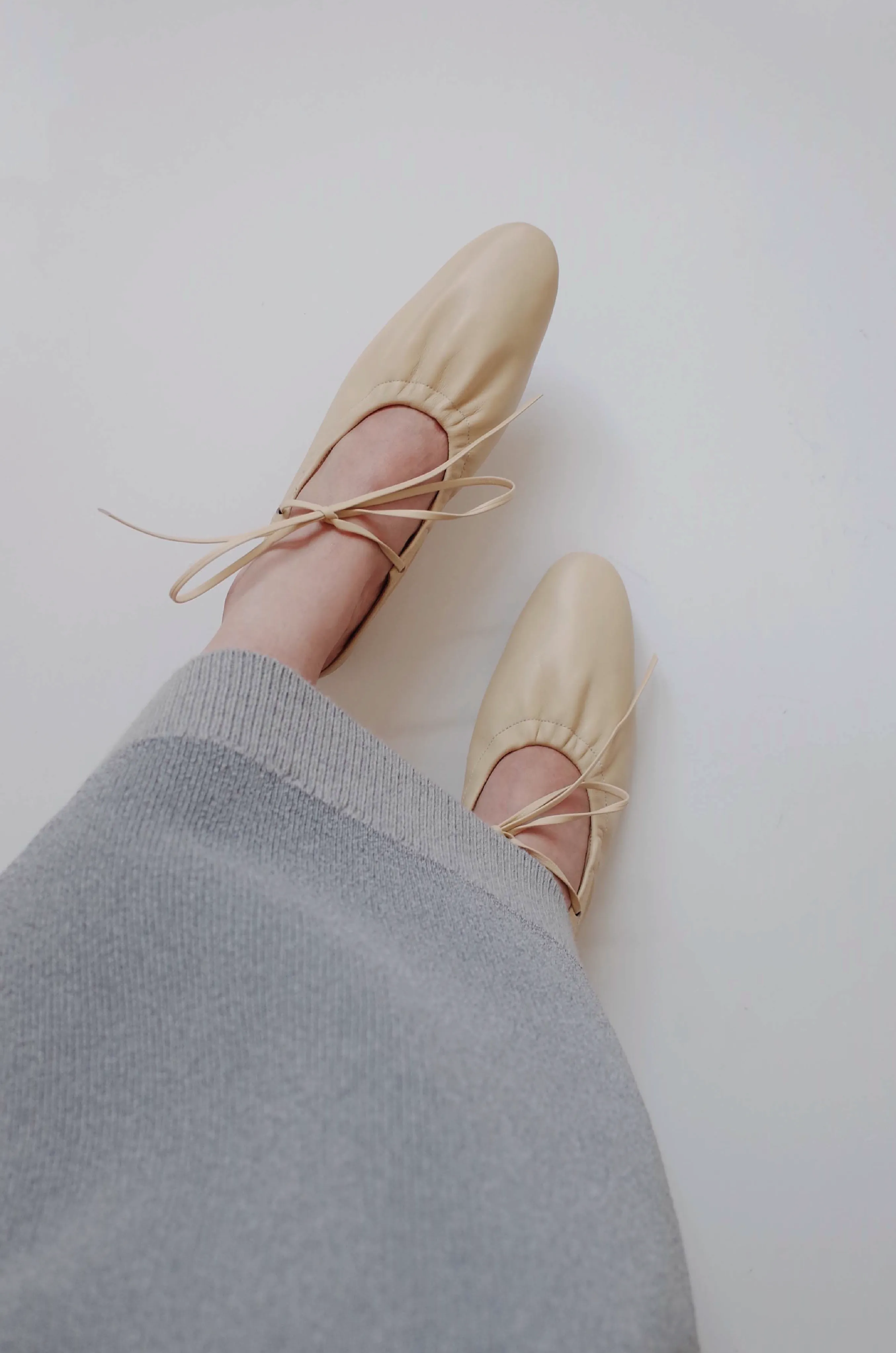 Craftsman Made Leather100% Ballet Shoes (Naples Yellow)