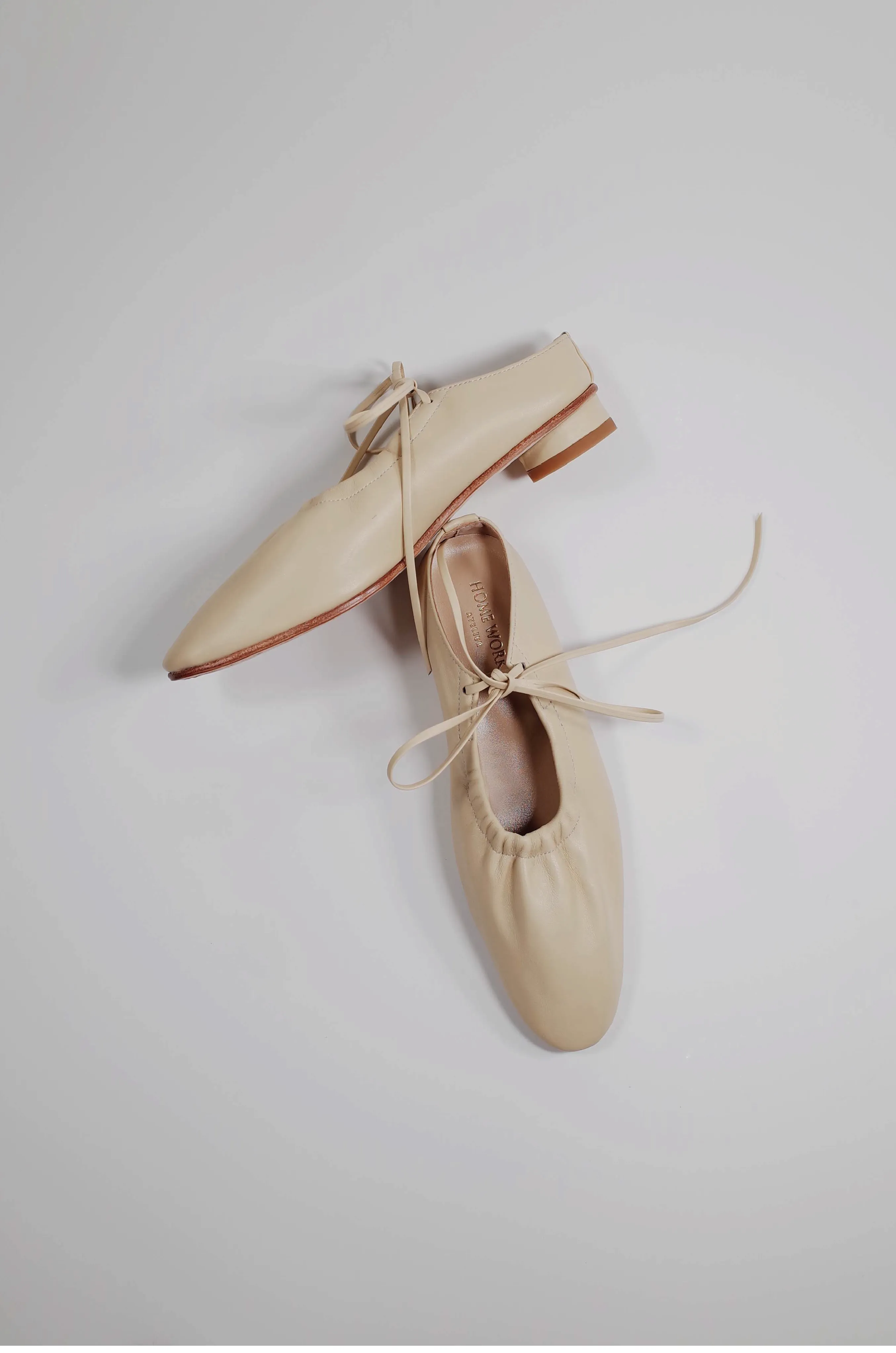 Craftsman Made Leather100% Ballet Shoes (Naples Yellow)