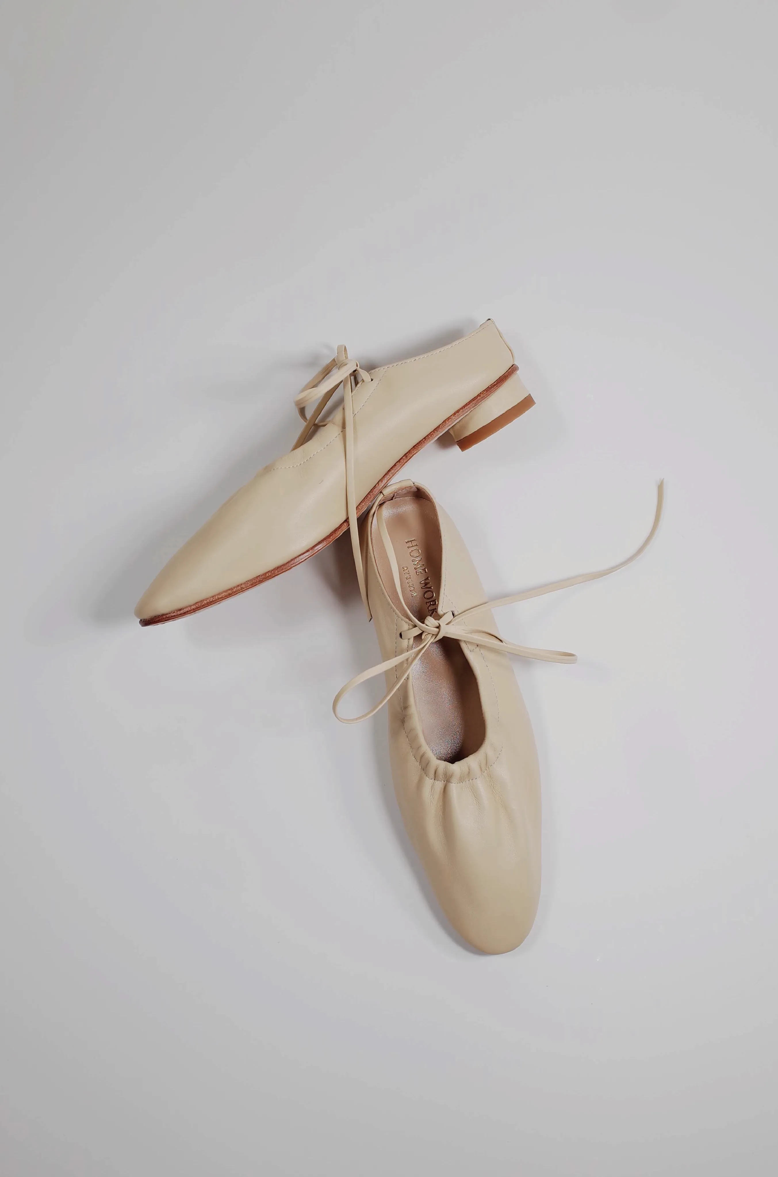 Craftsman Made Leather100% Ballet Shoes (Naples Yellow)