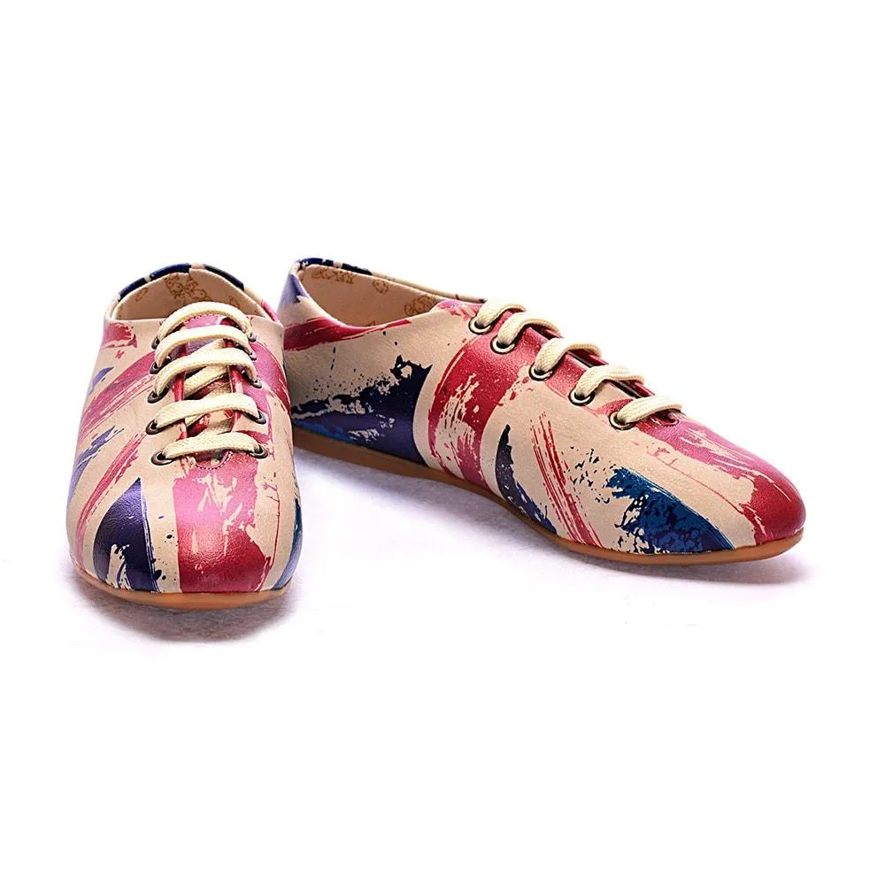 Flag Ballerinas Shoes SLV047