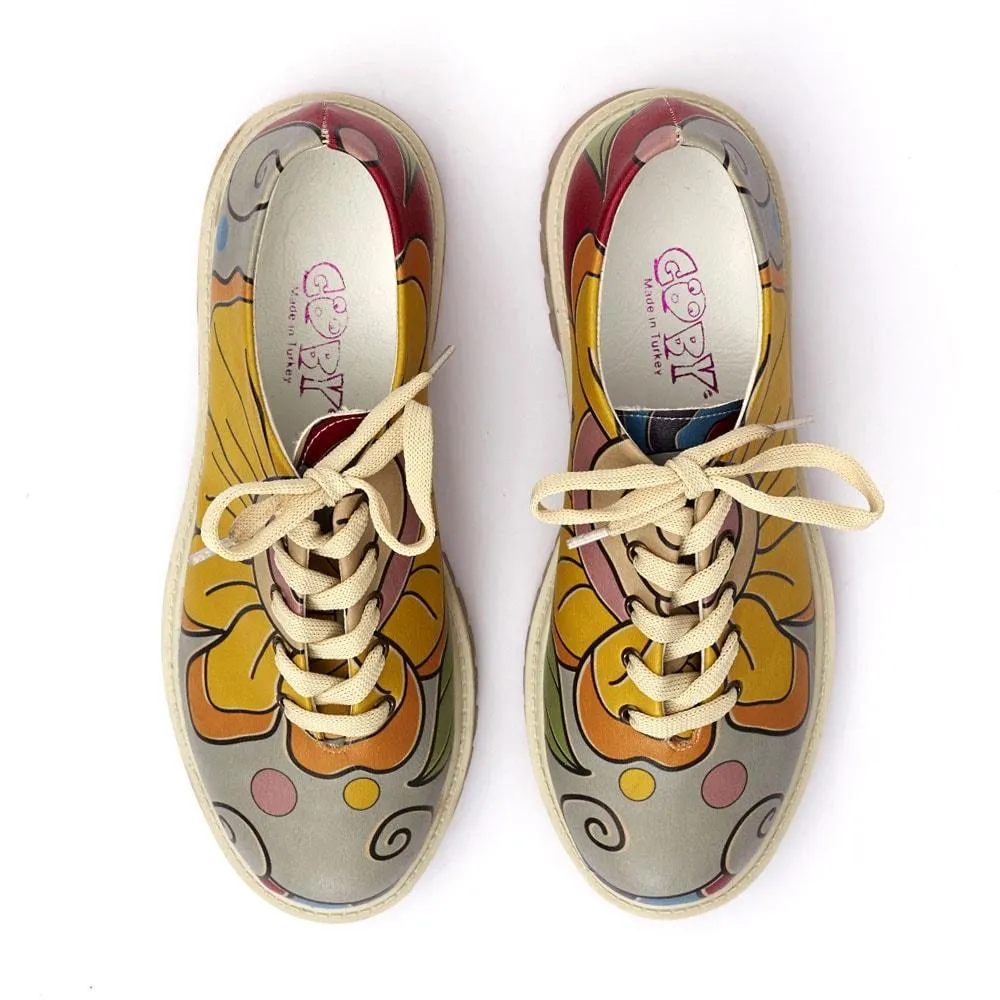Flowers Oxford Shoes TMK6513
