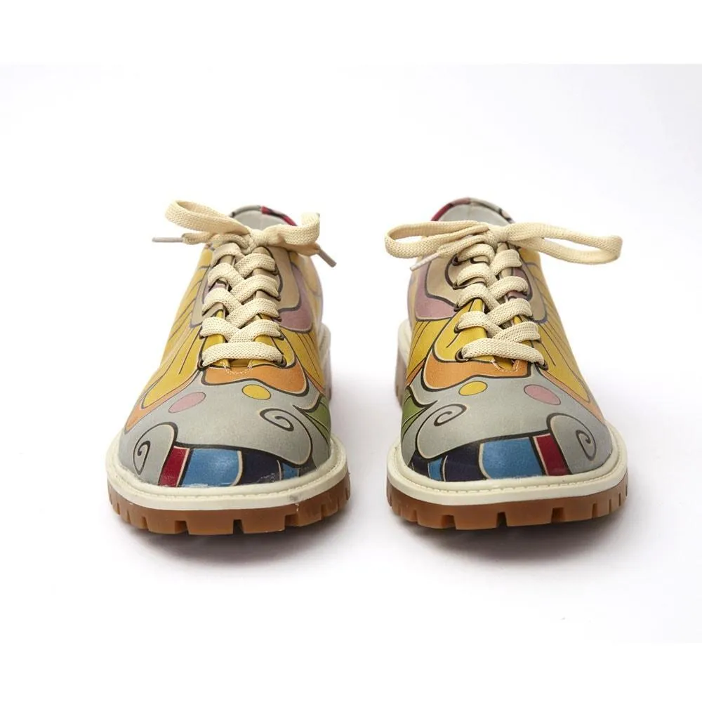Flowers Oxford Shoes TMK6513