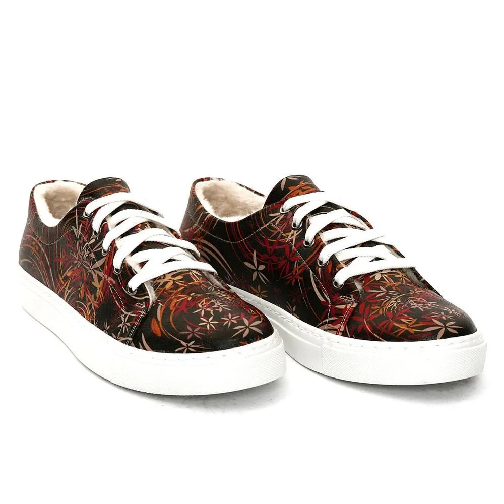 Flowers Slip on Sneakers Shoes SPR111