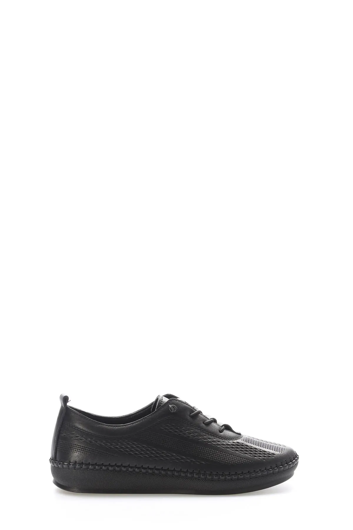 FST Genuine Leather Women's Casual Shoes 164ZA2026 Black - Bowmanville