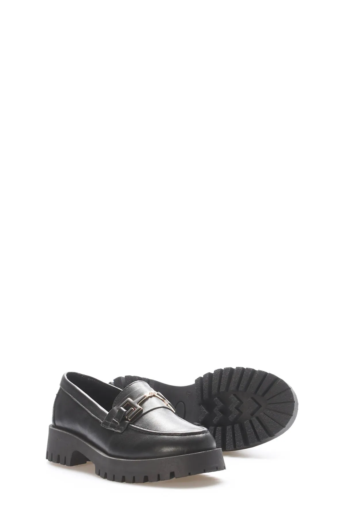 FST Genuine Leather Women's Casual Shoes 581ZA2854 Black - Texas City