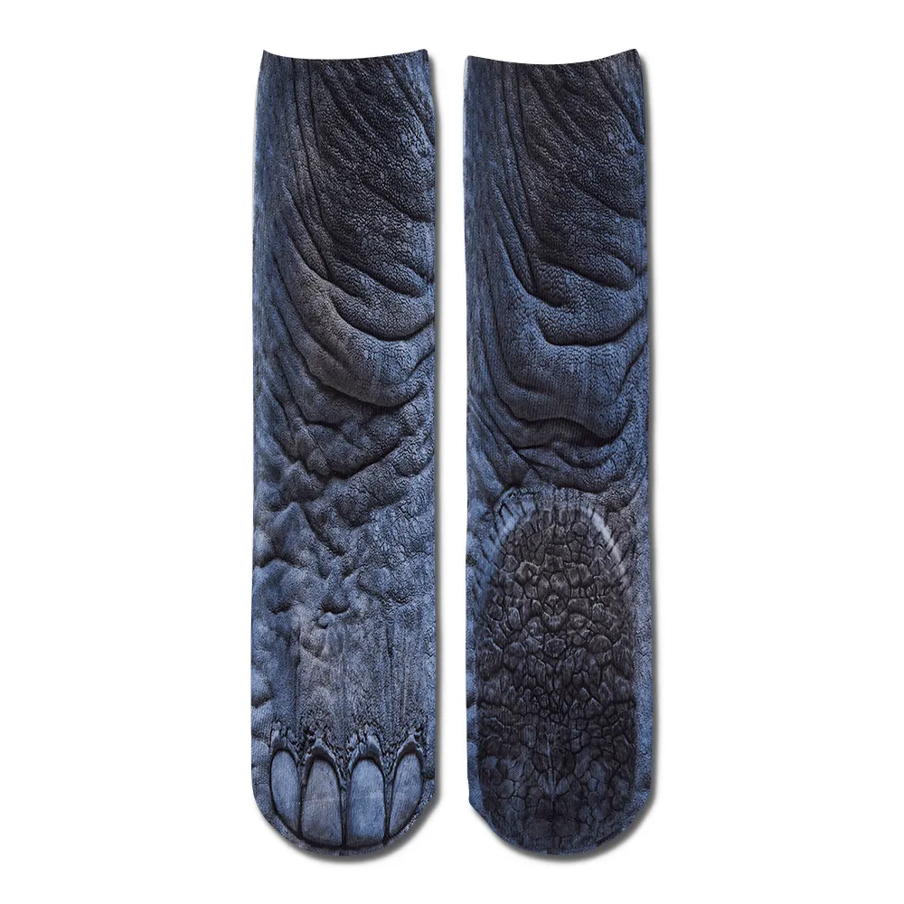 Funny 3D Print Animal Socks Feet Socks Funny Socks Gifts - Polar Bear Feet