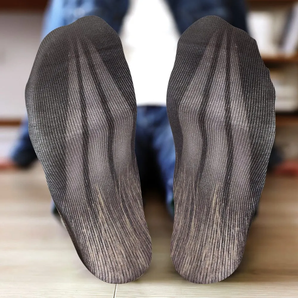 Funny 3D Print Animal Socks Feet Socks Funny Socks Gifts - Polar Bear Feet
