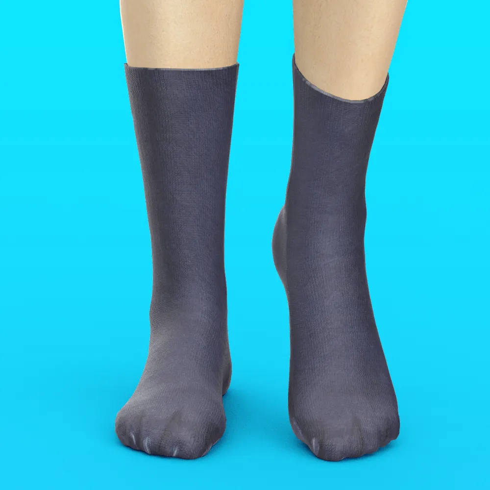 Funny 3D Print Animal Socks Feet Socks Funny Socks Gifts - Polar Bear Feet
