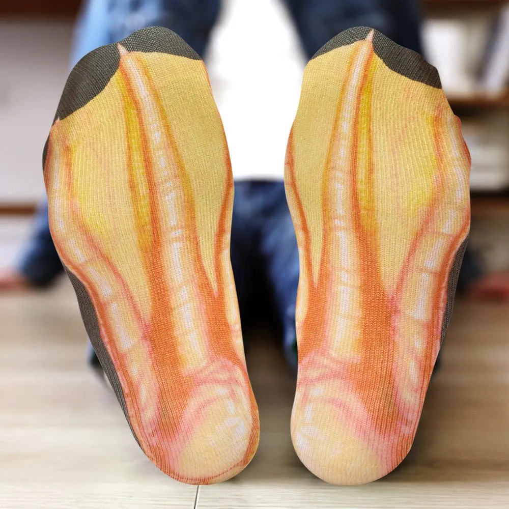 Funny 3D Print Animal Socks Feet Socks Funny Socks Gifts - Polar Bear Feet