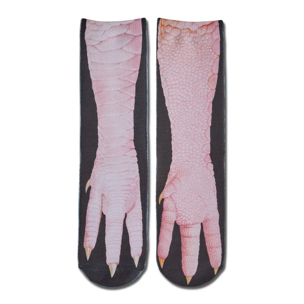Funny 3D Print Animal Socks Feet Socks Funny Socks Gifts - Polar Bear Feet
