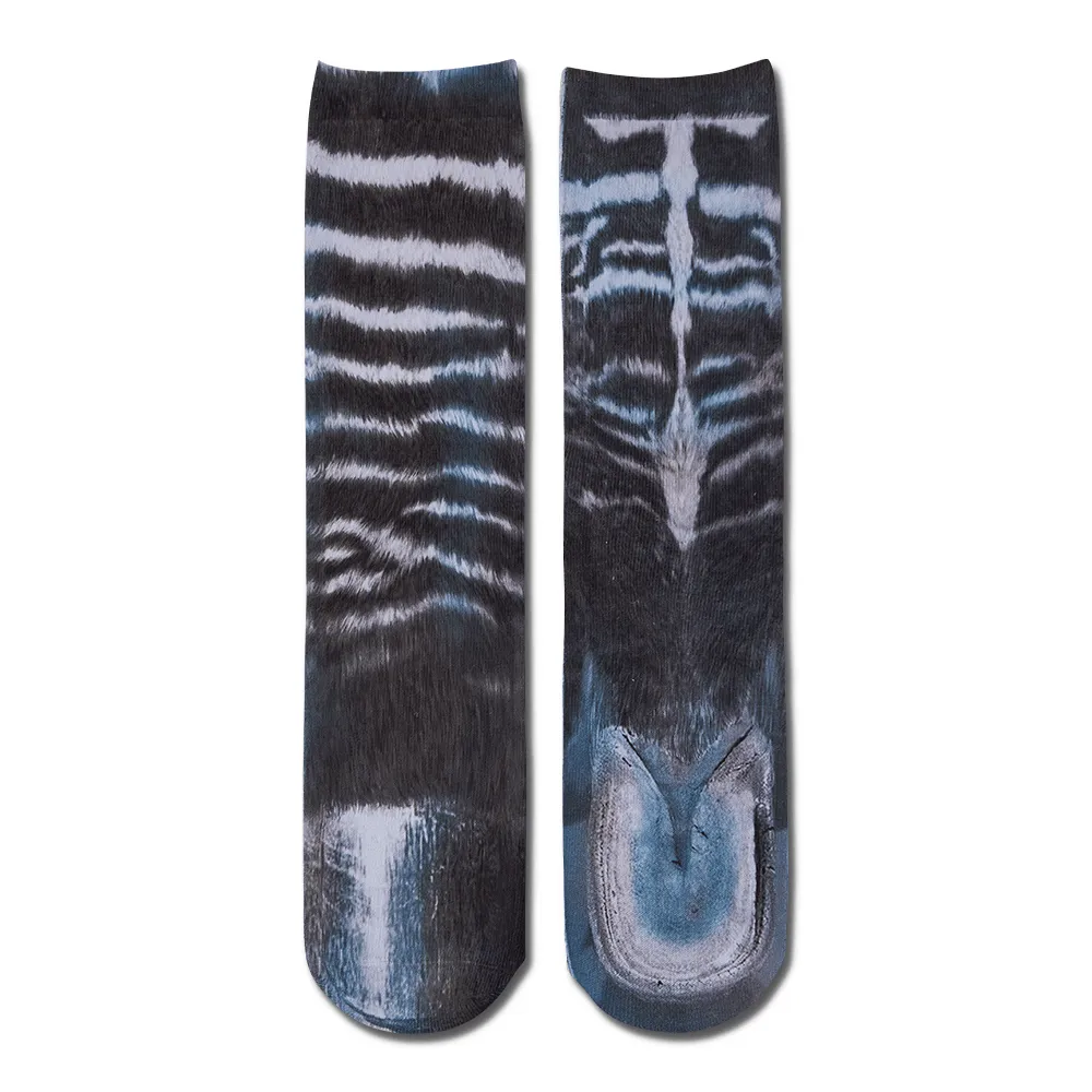 Funny 3D Print Animal Socks Feet Socks Funny Socks Gifts - Polar Bear Feet