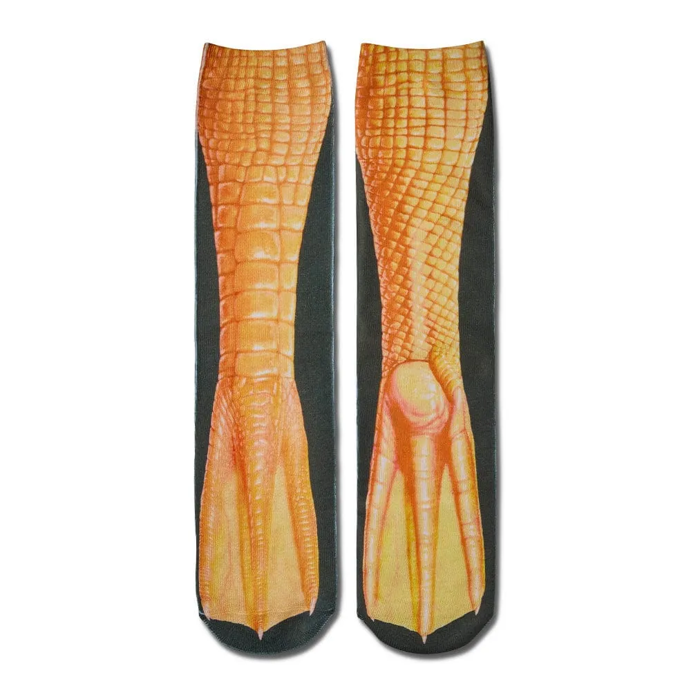 Funny 3D Print Animal Socks Feet Socks Funny Socks Gifts - Polar Bear Feet