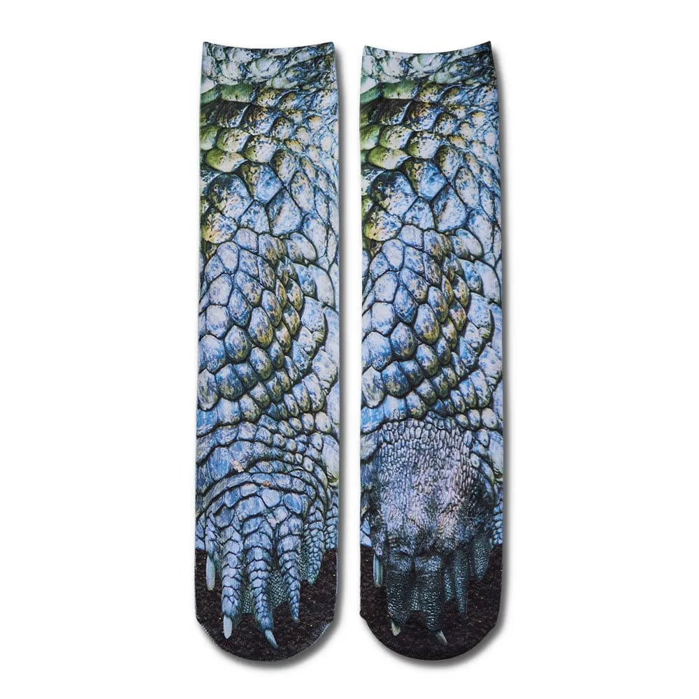 Funny 3D Print Animal Socks Feet Socks Funny Socks Gifts - Polar Bear Feet