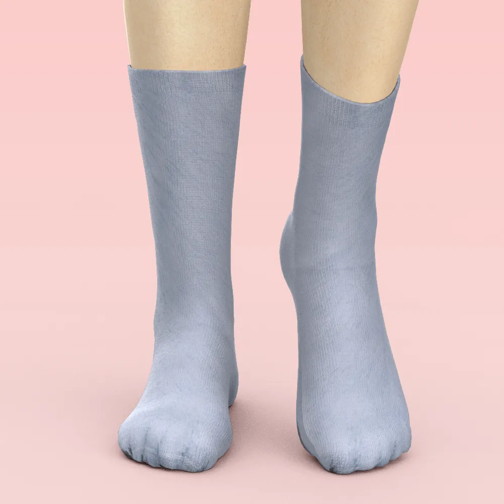 Funny 3D Print Animal Socks Feet Socks Funny Socks Gifts - Polar Bear Feet