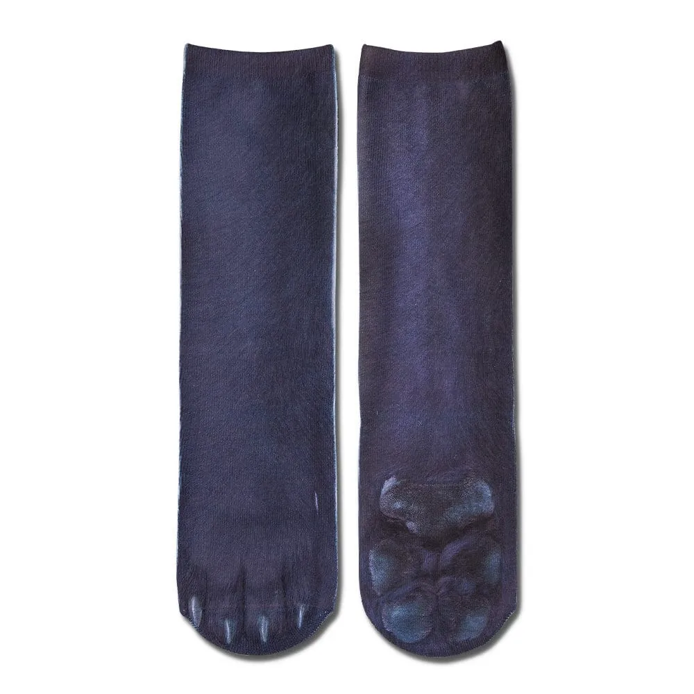 Funny 3D Print Animal Socks Feet Socks Funny Socks Gifts - Polar Bear Feet