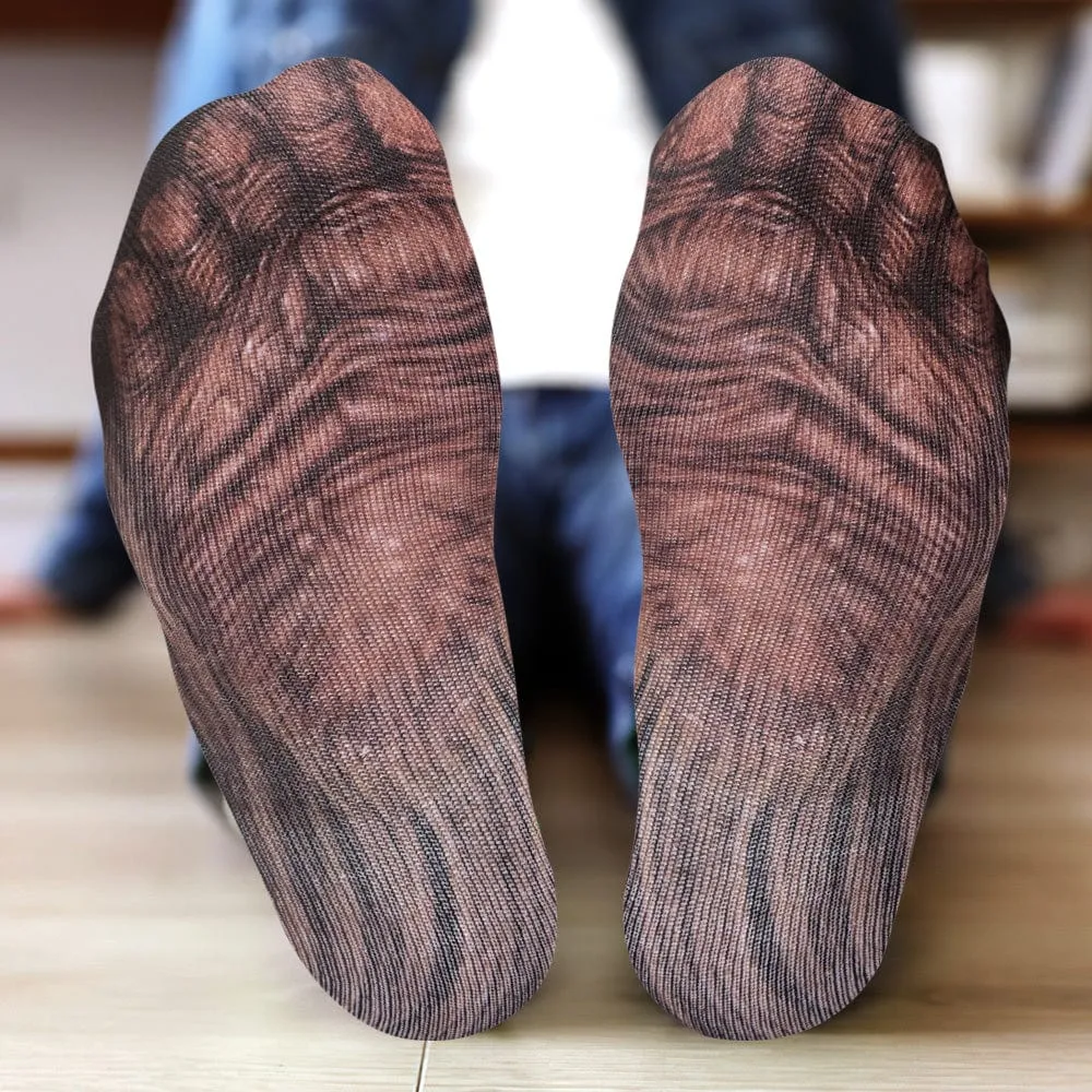 Funny 3D Print Animal Socks Feet Socks Funny Socks Gifts - Polar Bear Feet