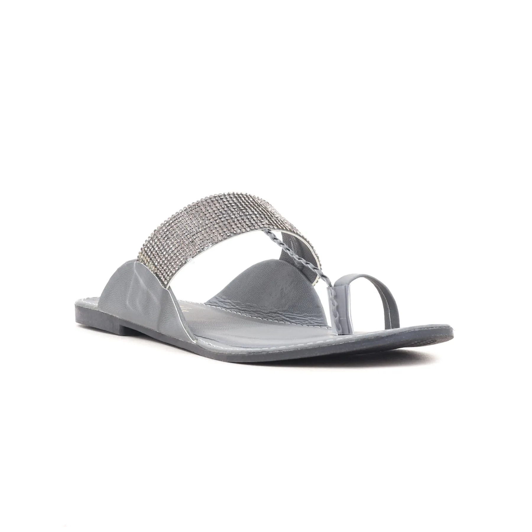 Grey Casual Chappal CL1411
