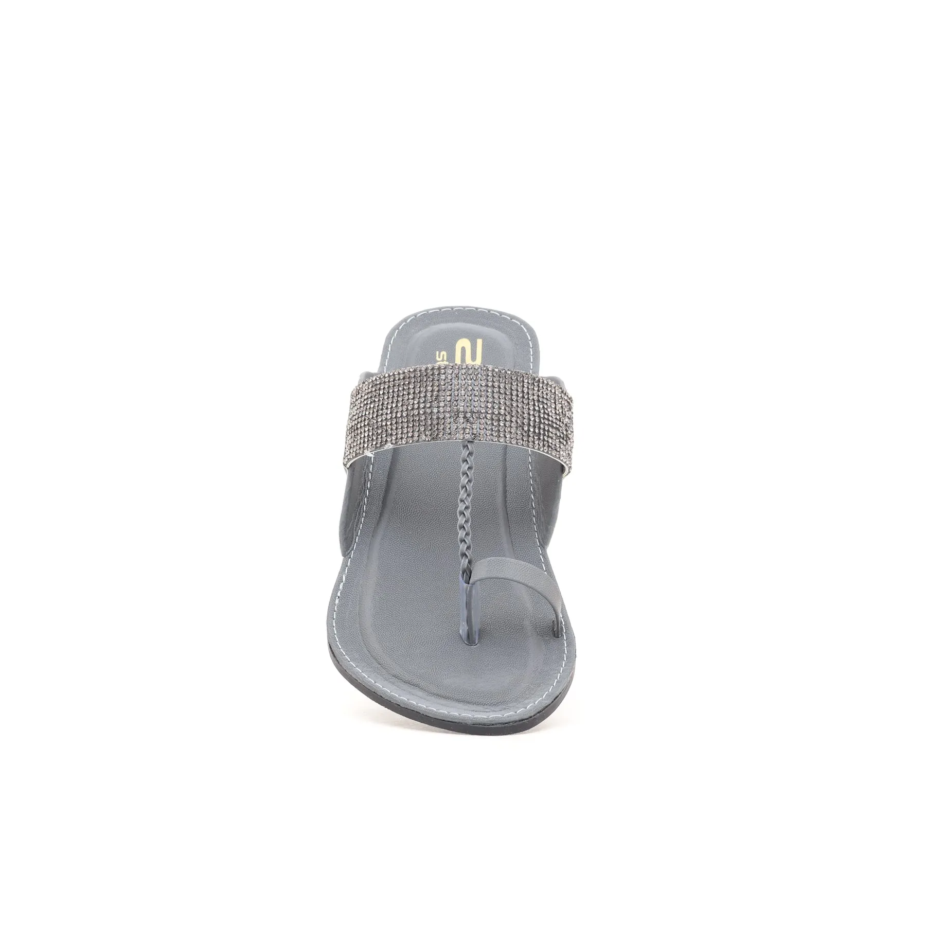 Grey Casual Chappal CL1411