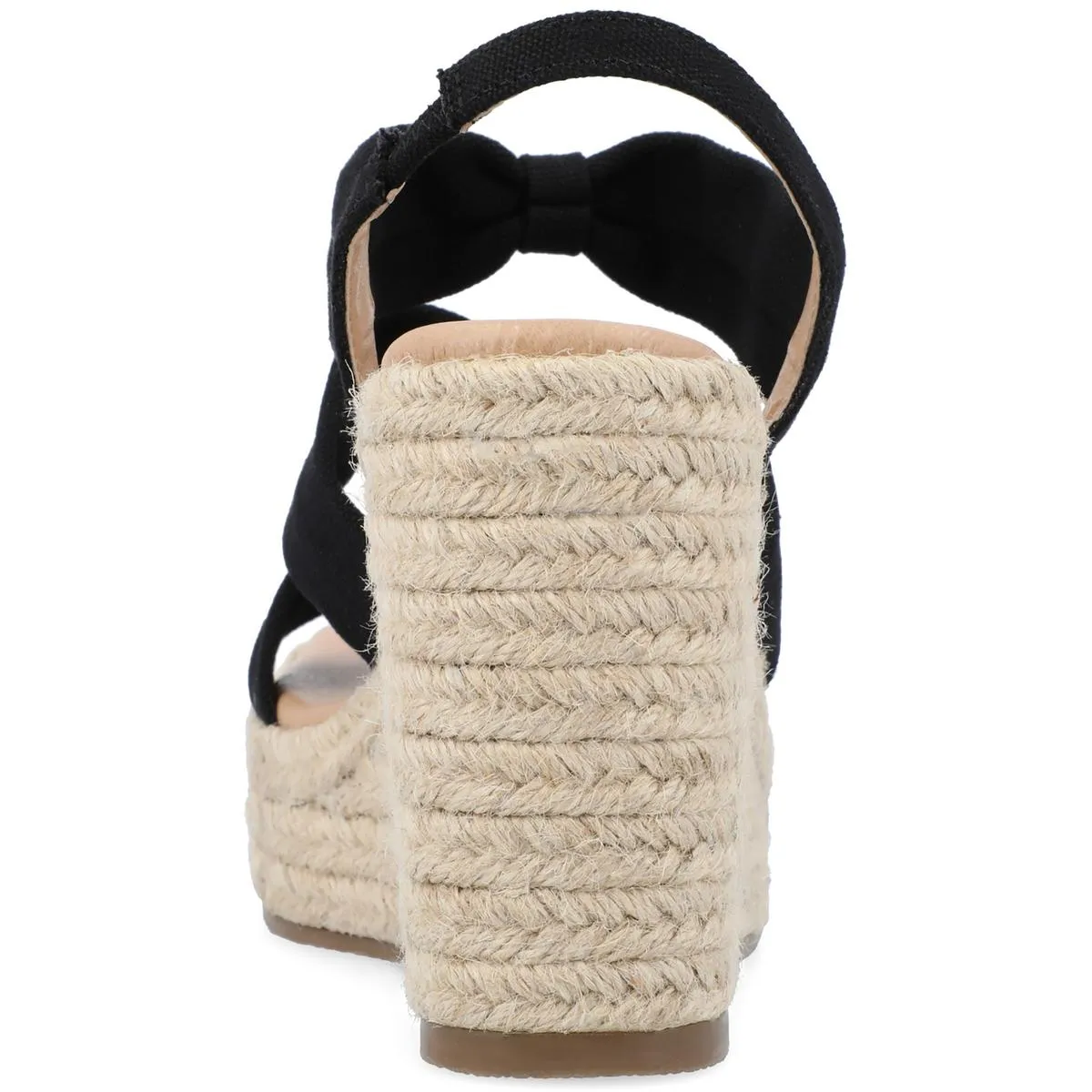 Journee Collection Womens Santorynn Canvas Slip On Espadrilles