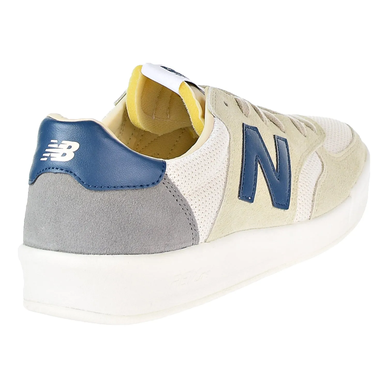 New Balance 300 Court Classic Men's Sneakers Cream White/Navy Blue