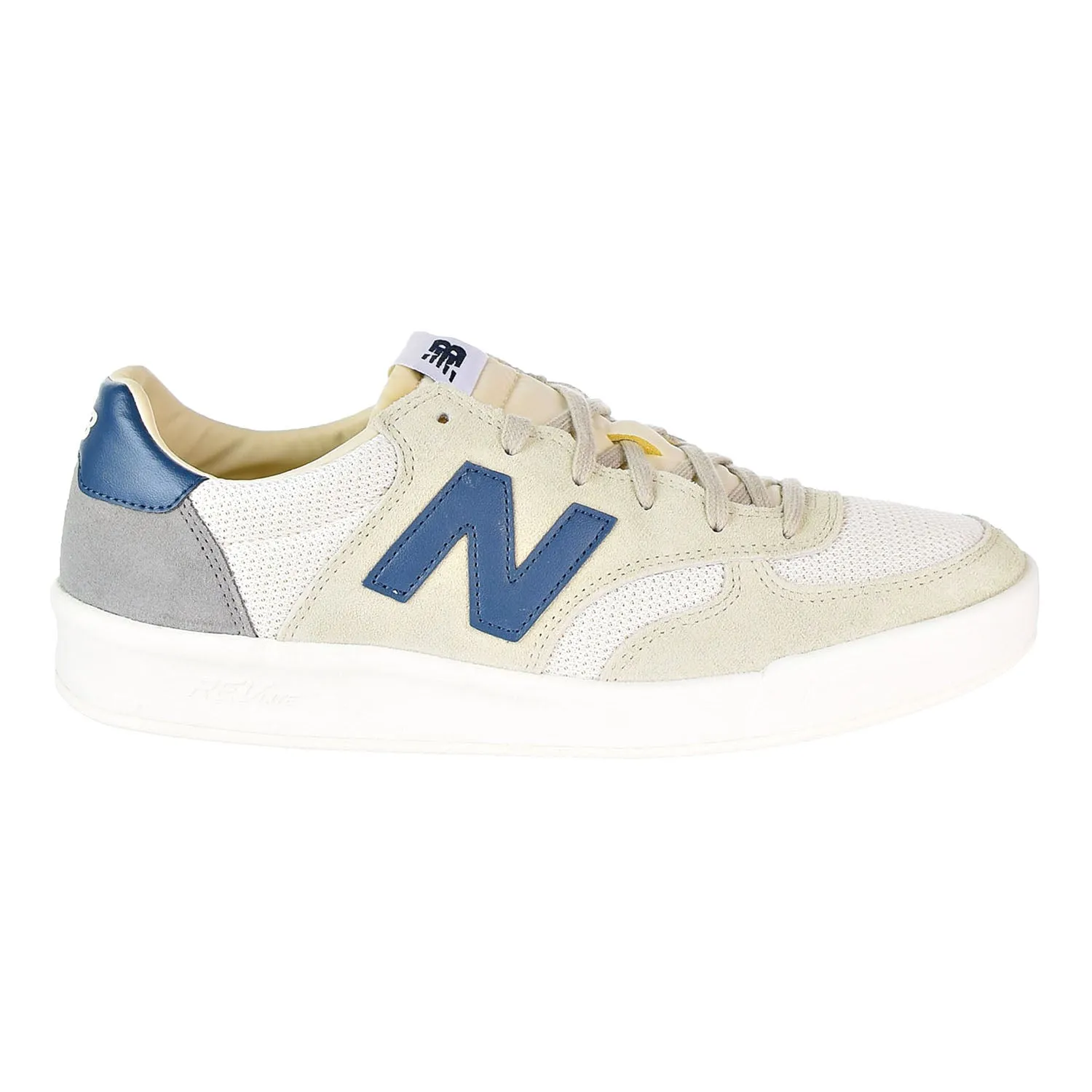 New Balance 300 Court Classic Men's Sneakers Cream White/Navy Blue