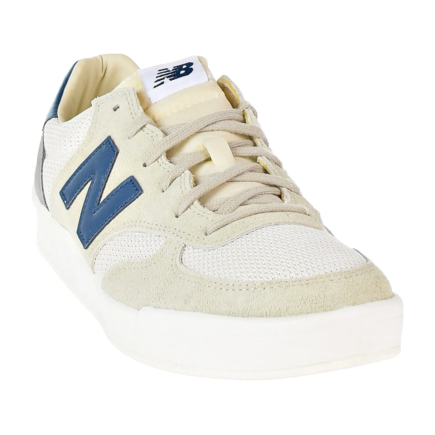 New Balance 300 Court Classic Men's Sneakers Cream White/Navy Blue