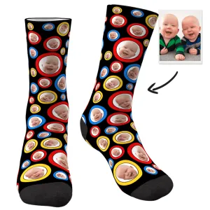 New Mum Gift Custom Photo Socks Gift For Mother