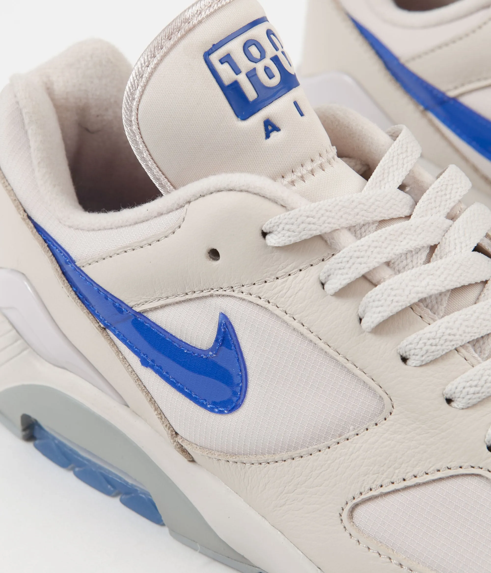 Nike Air Max 180 Shoes - Desert Sand / Racer Blue - Total Orange