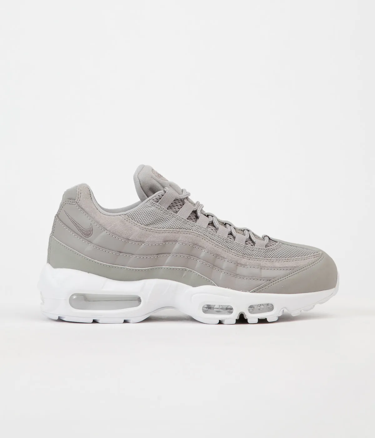 Nike Air Max 95 Premium Shoes - Cobblestone / Cobblestone - White
