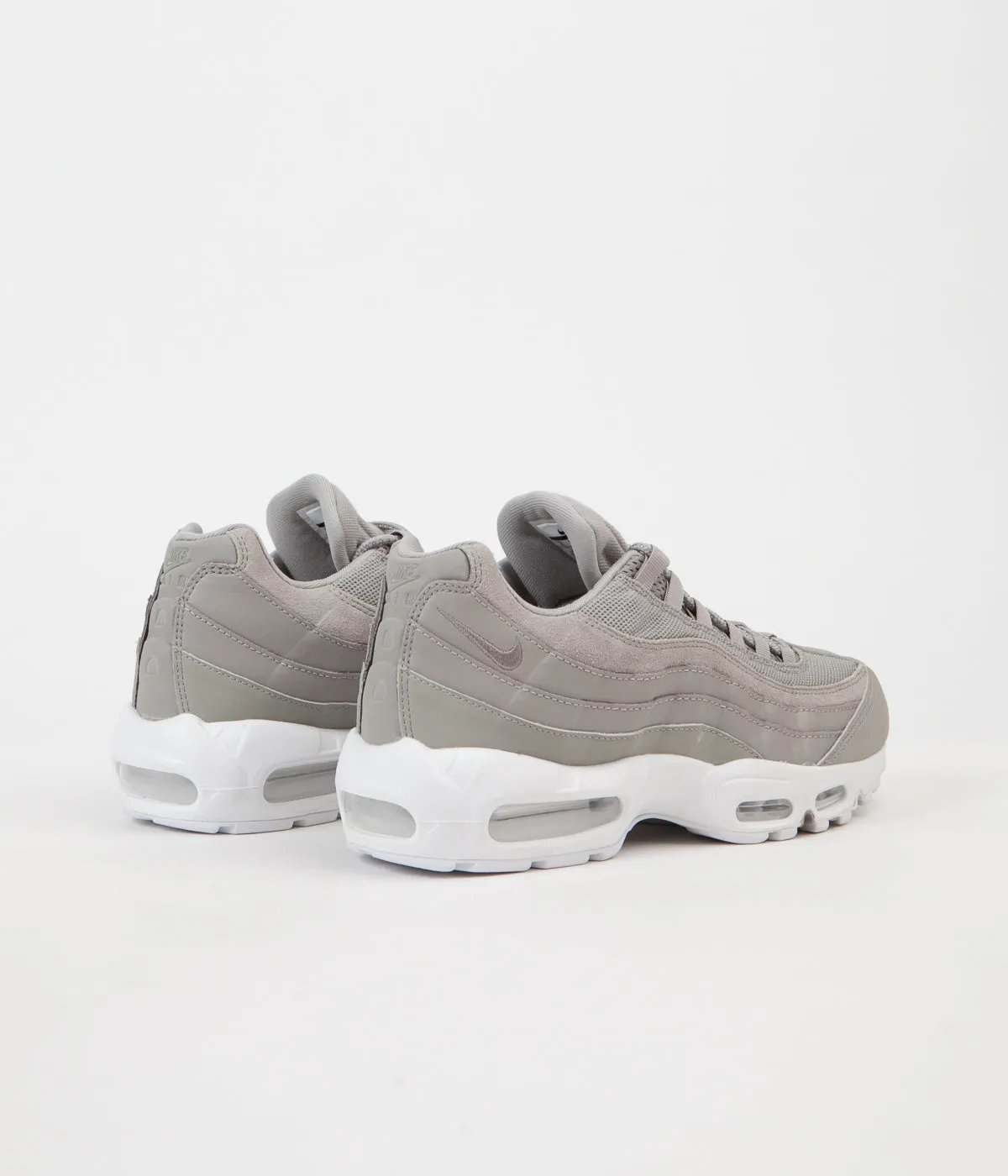 Nike Air Max 95 Premium Shoes - Cobblestone / Cobblestone - White