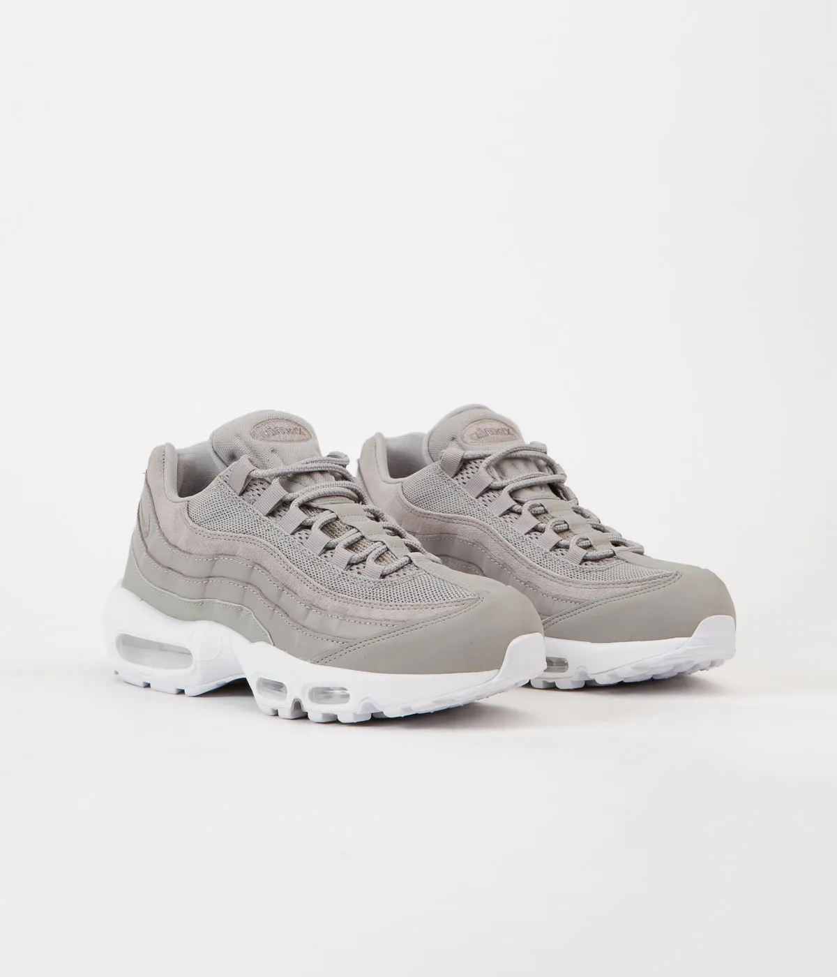 Nike Air Max 95 Premium Shoes - Cobblestone / Cobblestone - White