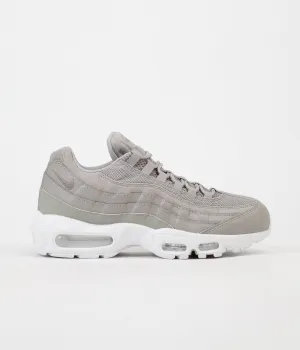 Nike Air Max 95 Premium Shoes - Cobblestone / Cobblestone - White
